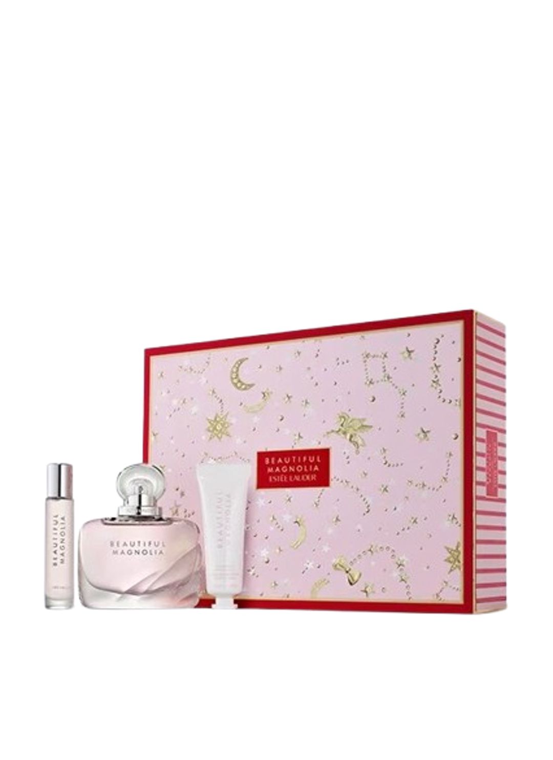 Estée Lauder Beautiful Magnolia Perfect Trio Set qadınlar üçün ətir dəsti (ətir suyu 50 ml + əl kremi 30 ml + ətir suyu 10 ml) — Mallar, Bakı