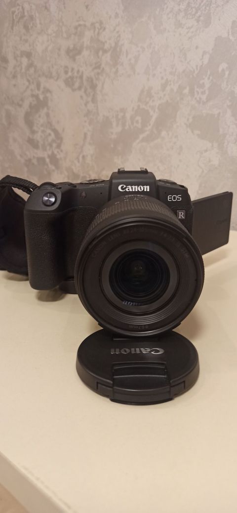 Canon EOS R gövdə + RF 24-105mm f/4-7.1 IS STM obyektiv dəsti - Tam — Gəncə