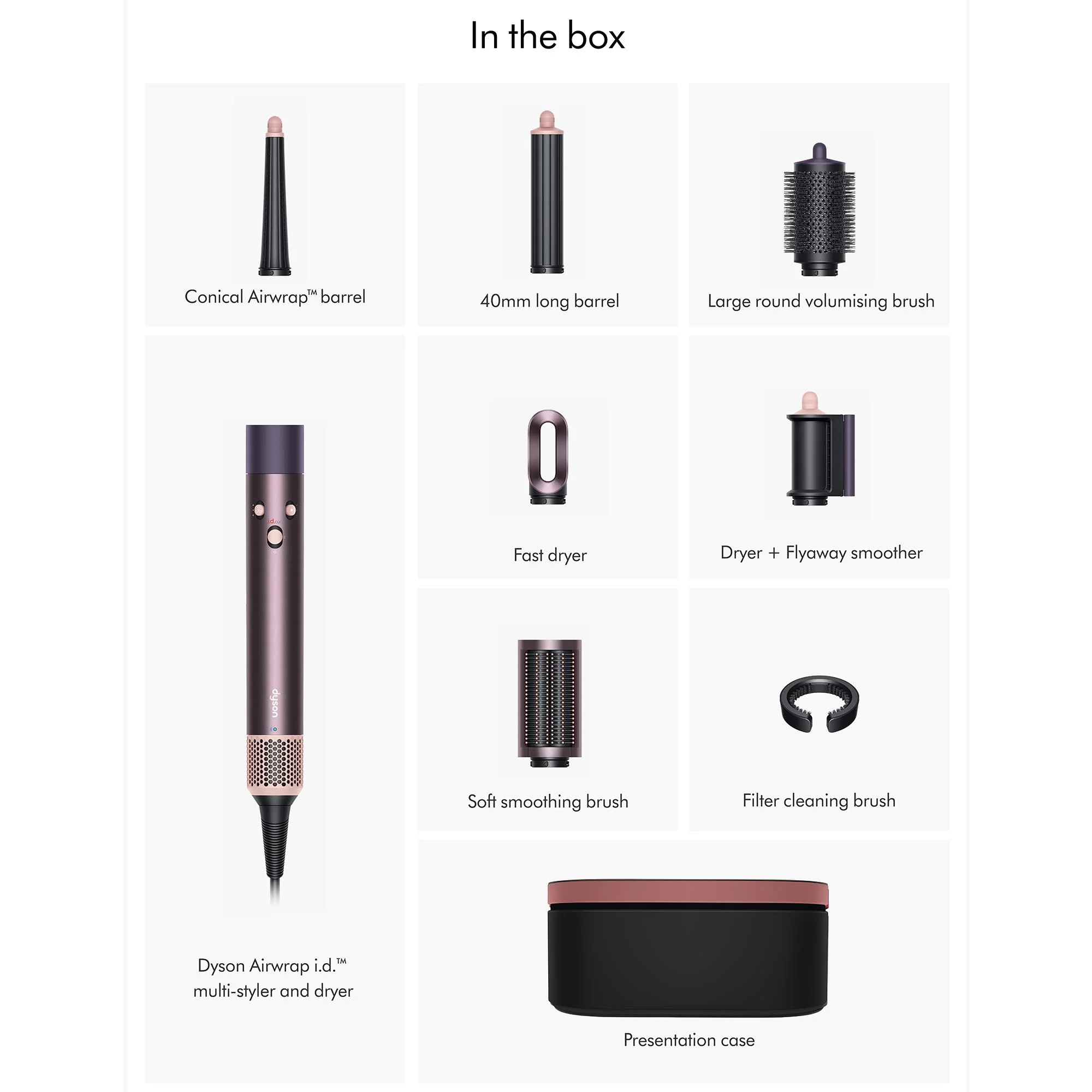 Dyson Airwrap HS08 I.D.™ Multi-Styler & Dryer (Jasper Plum) — Saç kəsmə maşınları, Bakı (2)