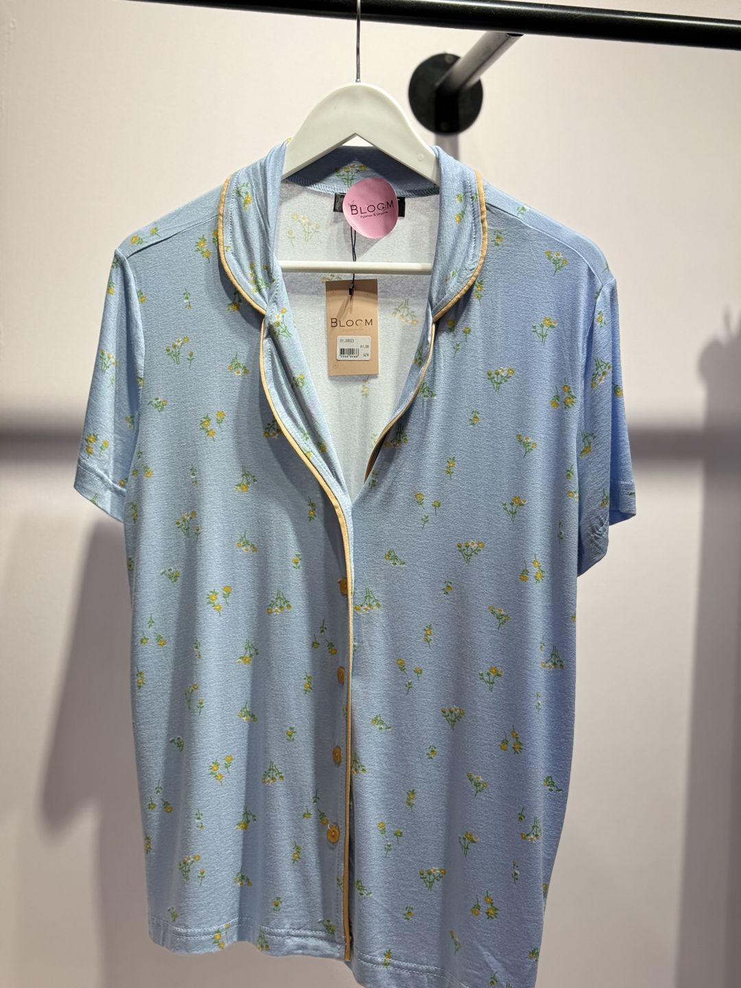 Qadınlar üçün şalvarlı pijama dəsti 2965, mavi, elastan/viskoz, ölçü S — Mallar, Bakı (3)