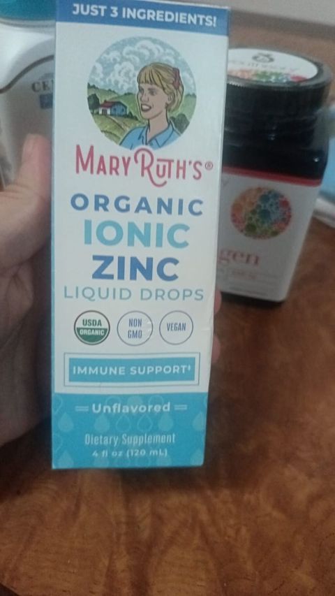 MaryRuth’s Organic Ionic Zinc Liquid Drops – mayesiz, bitki mənşəli — Qobu