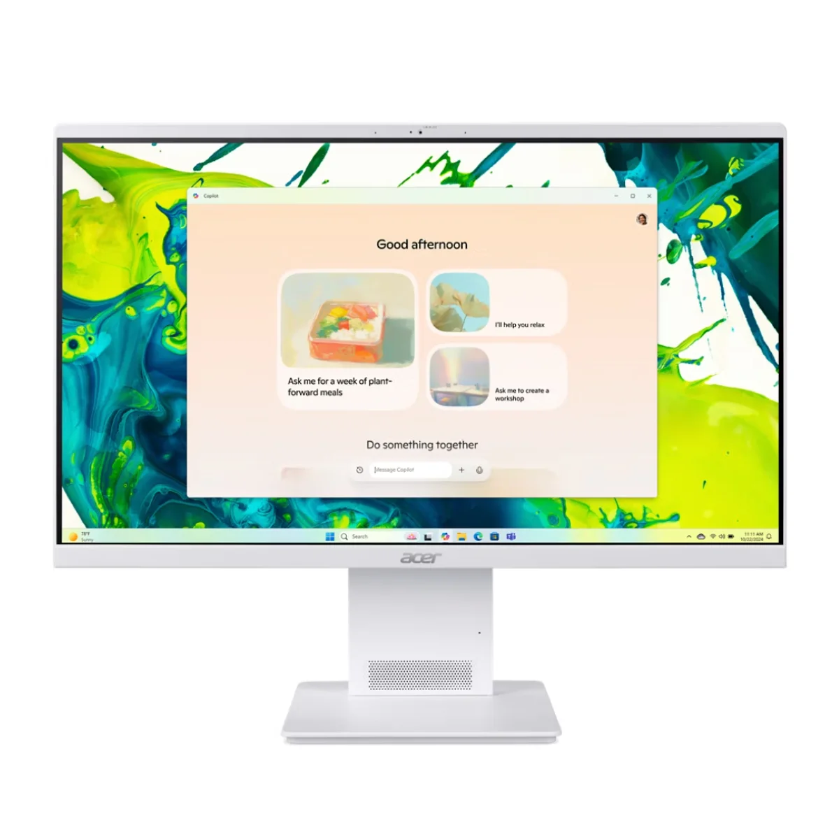 Acer aıo Aspire S24B/ 23.8" FHD ıps 144Hz/ U5 226V/ 16GB/ 512GB SSD — Bakı
