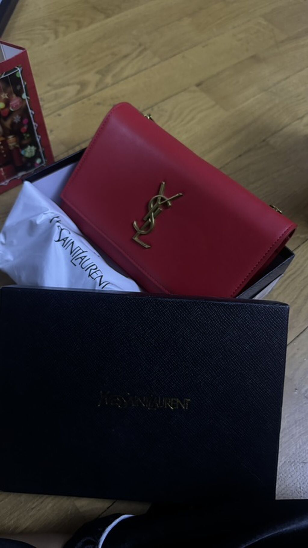 Saint Laurent (YSL) zəncirli çanta - Model: Monogram kateqoriyası, ön — Çantalar, çamadanlar, cüzdanlar, Bakı (5)