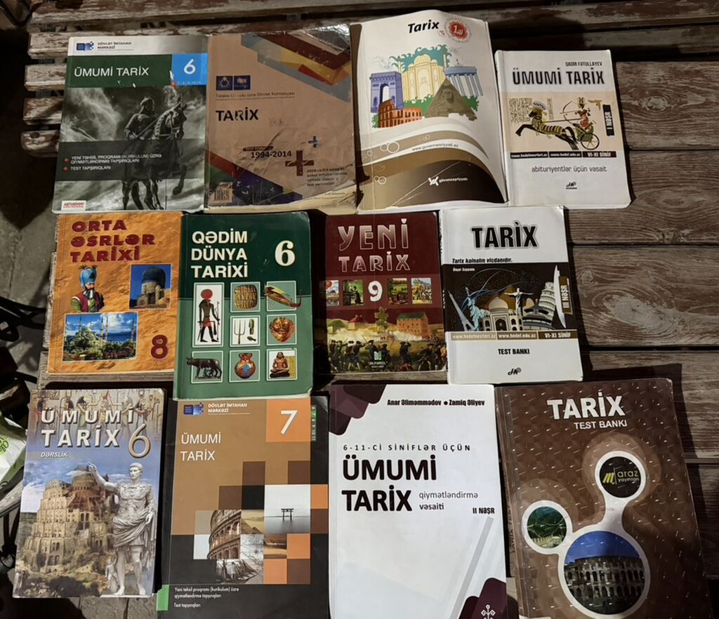Məktəb və abituriyent hazırlığı üçün müxtəlif fənlərdən dərslik və — Kitablar, Digah (5)