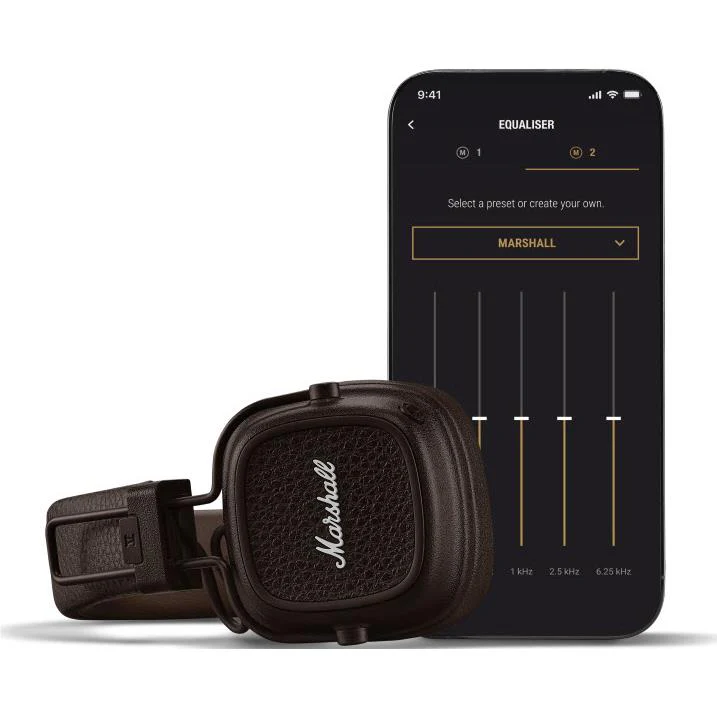 Marshall Major V Wireless On-Ear Bluetooth Headphones (Brown) — Simsiz qulaqlıqlar, Bakı (3)
