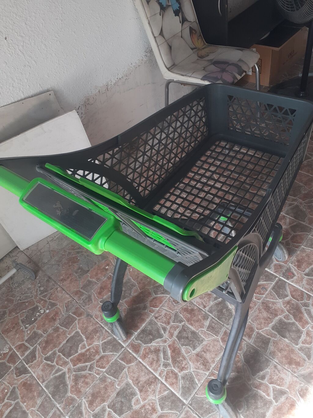 Plastik-supermarket səbəti (ticarət arabası)ı - Material: yüngül və — Ticarət vəzn-səbətləri, Digah (3)