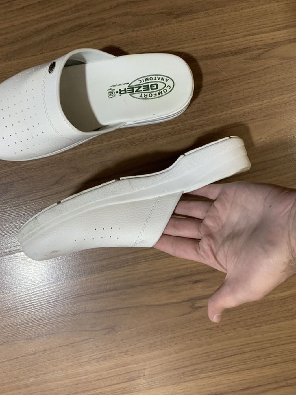 Gezer Comfort Anatomic ağ tibb/peşə sabotları - Brend: Gezer - Model — Şləpmə, Digah (4)