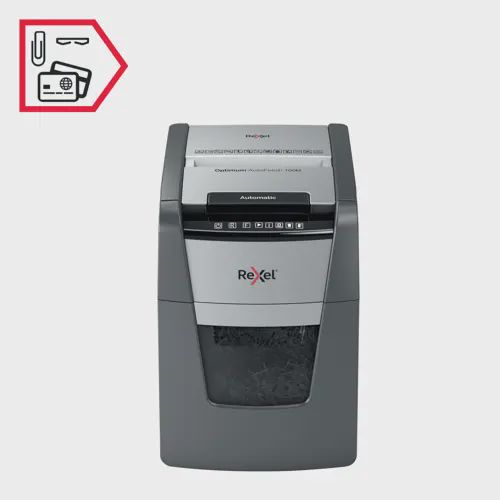 Rexel Optimum AutoFeed+ 100M Automatic Micro Cut Paper Shredder P5 (2020100MEU) — Ofis malları, Bakı (6)