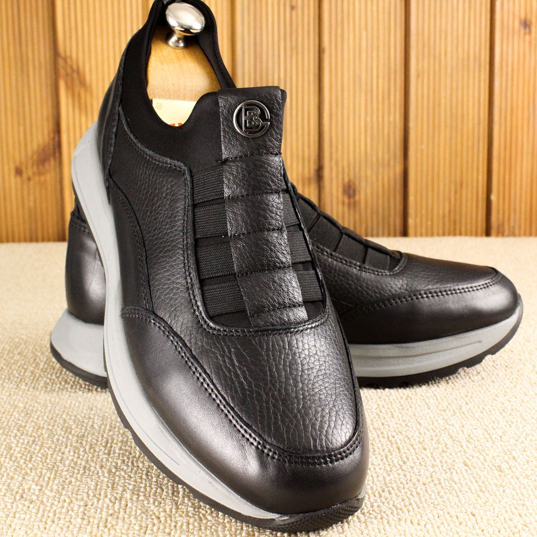 Kişi krosovkası Kamuel Sport 2-90 1990, qara, təbii dəri, ölçü 43 — Mallar, Bakı (2)