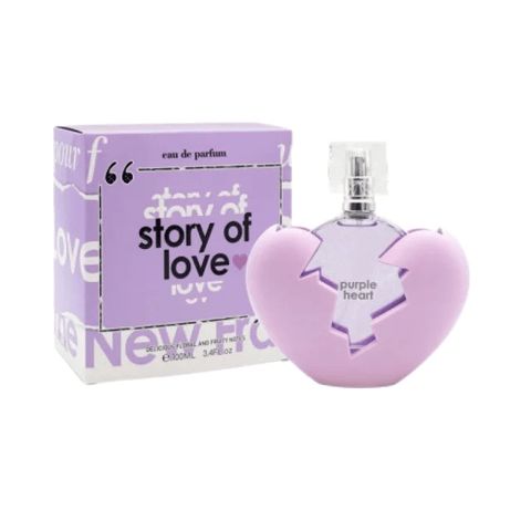 No Brand Story of Love Purple Heart ətir qadınlar üçün 100 ml — Bakı
