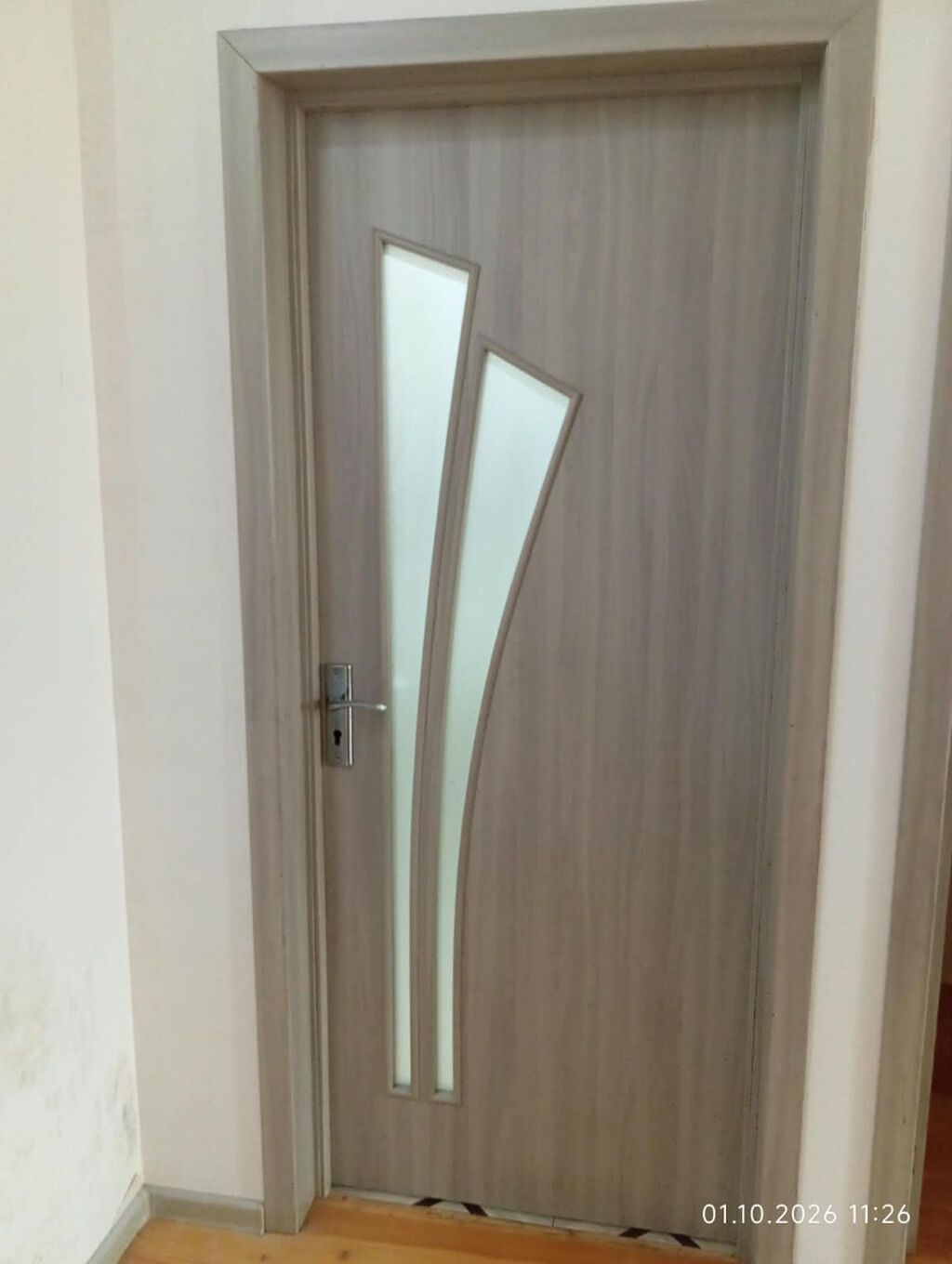 Yataq otağı üçün İşlənmiş Otaq qapısı 90x205 sm Üzlük ilə, Ünvandan götürmə — Pəncərələr, qapılar, balkonlar, Xırdalan