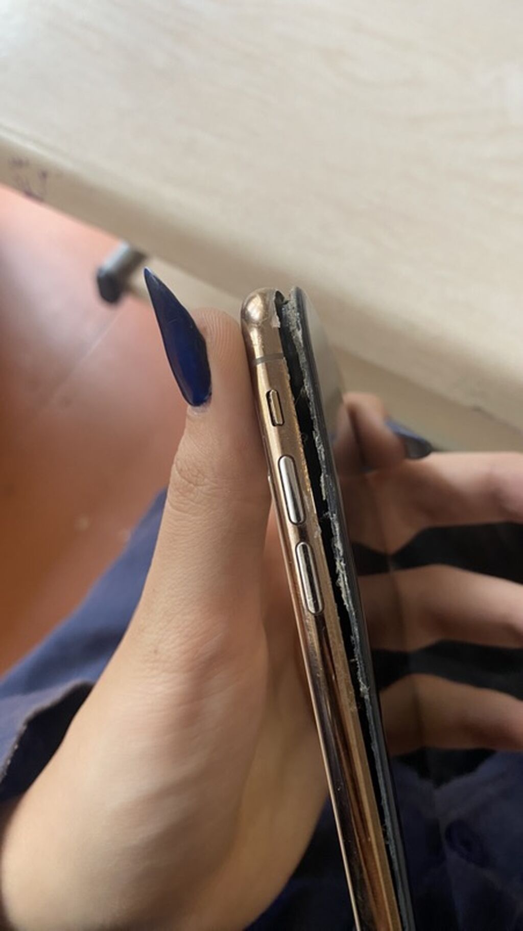 IPhone Xs, 64 GB, Qızılı, Qırıq — Apple iPhone, Digah (5)