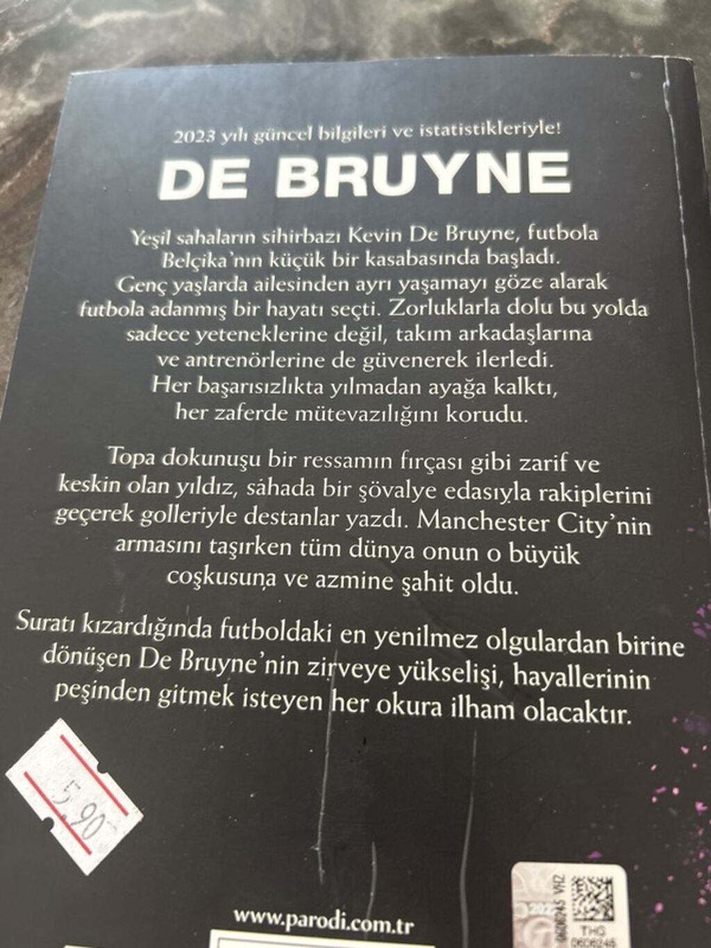 Məhsul: “Sahanın Yıldızları – De Bruyne” kitabı Müəllif: Ayhan — Digər, Bakı (3)