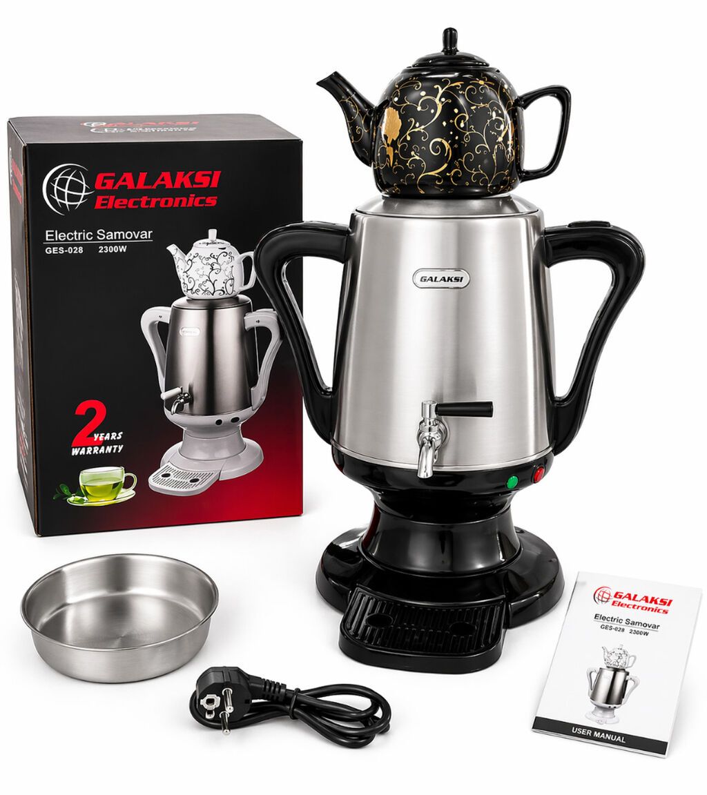 Elektrik Samavar – Galaksi GES-028 - Güc: 2300 W - Brend/Model — Samovarlar, Bakı
