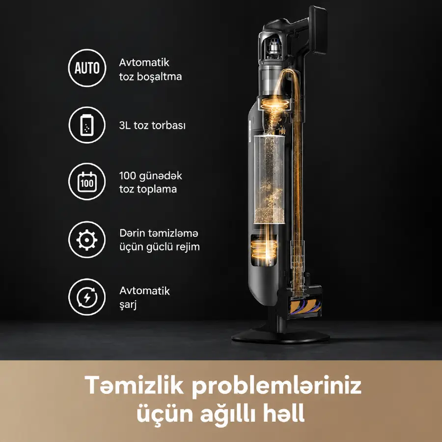 Dreame Station Cordless Vacuum Cleaner Z40 (VZV33A) — Tozsoran, Bakı (4)