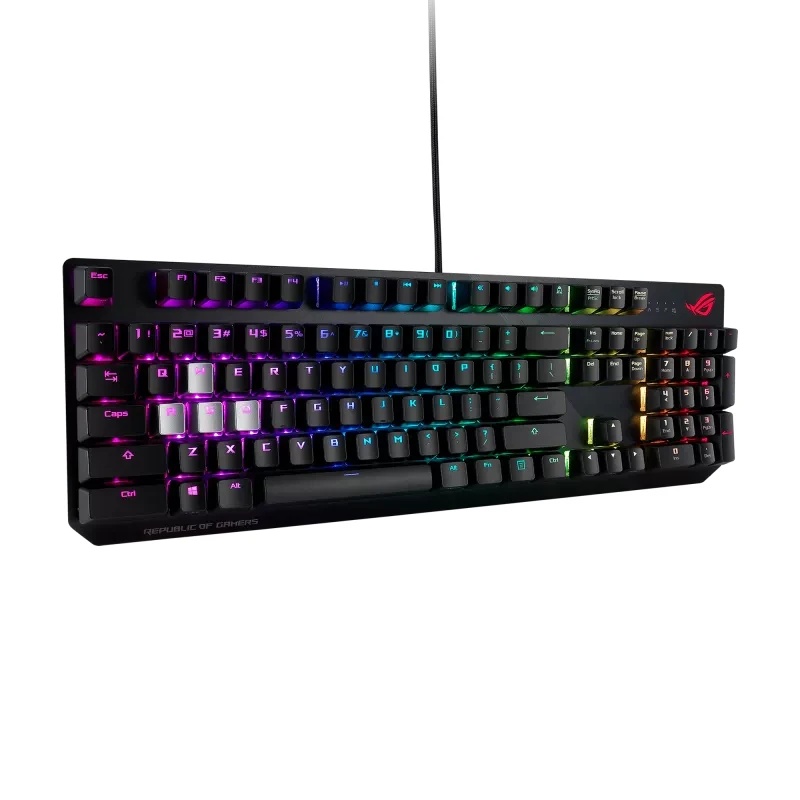 ASUS ROG Strix Scope Gaming Keyboard (Cherry MX Silent Red) — Klaviaturalar və siçanlar, Bakı (3)