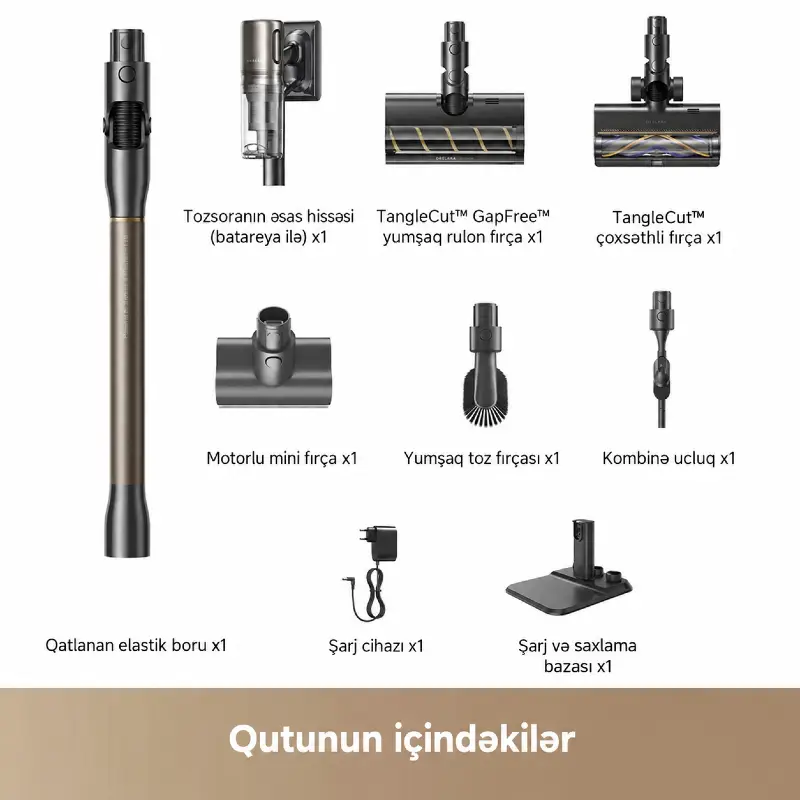 Dreame Cordless Vacuum Cleaner Z40 TangleCut Flex (VRV62F) — Tozsoran, Bakı (8)