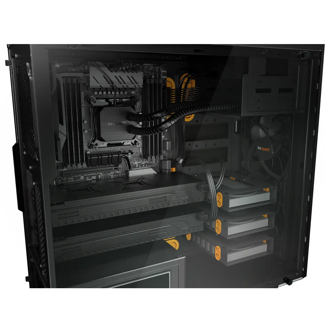 Case be quiet Pure Base 600 Window Orange (BGW20) — Korpuslər, Bakı (5)