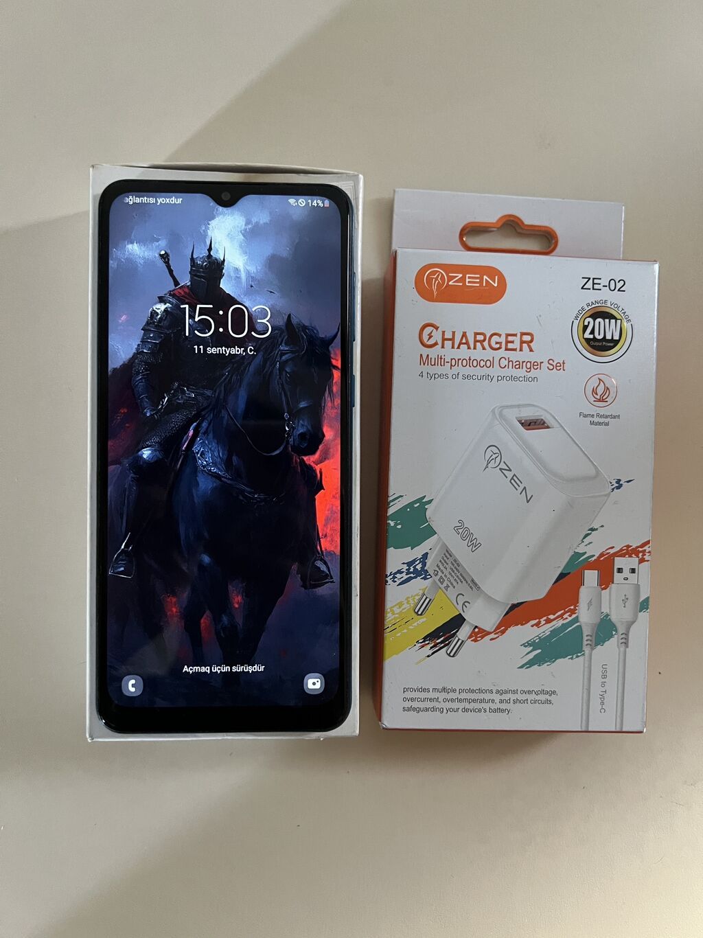 Samsung Galaxy A02, 32 GB, rəng - Mavi, Sensor — Samsung, Bakı (3)
