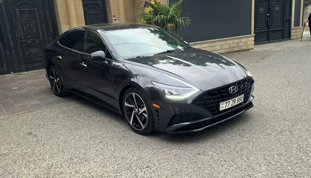 Hyundai Sonata, 1.6 L, 2020 il, 144 000 km 77-ZR-880 — Avtomobillər, Bakı (12)