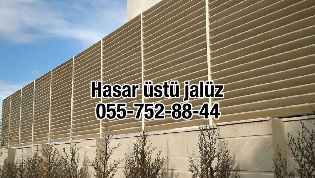 Hasar üstü jalüz paneli - Həyət və bağ sahələri üçün dekorativ və — Pərdələr, kornişlər, jalüzilər, Qobu