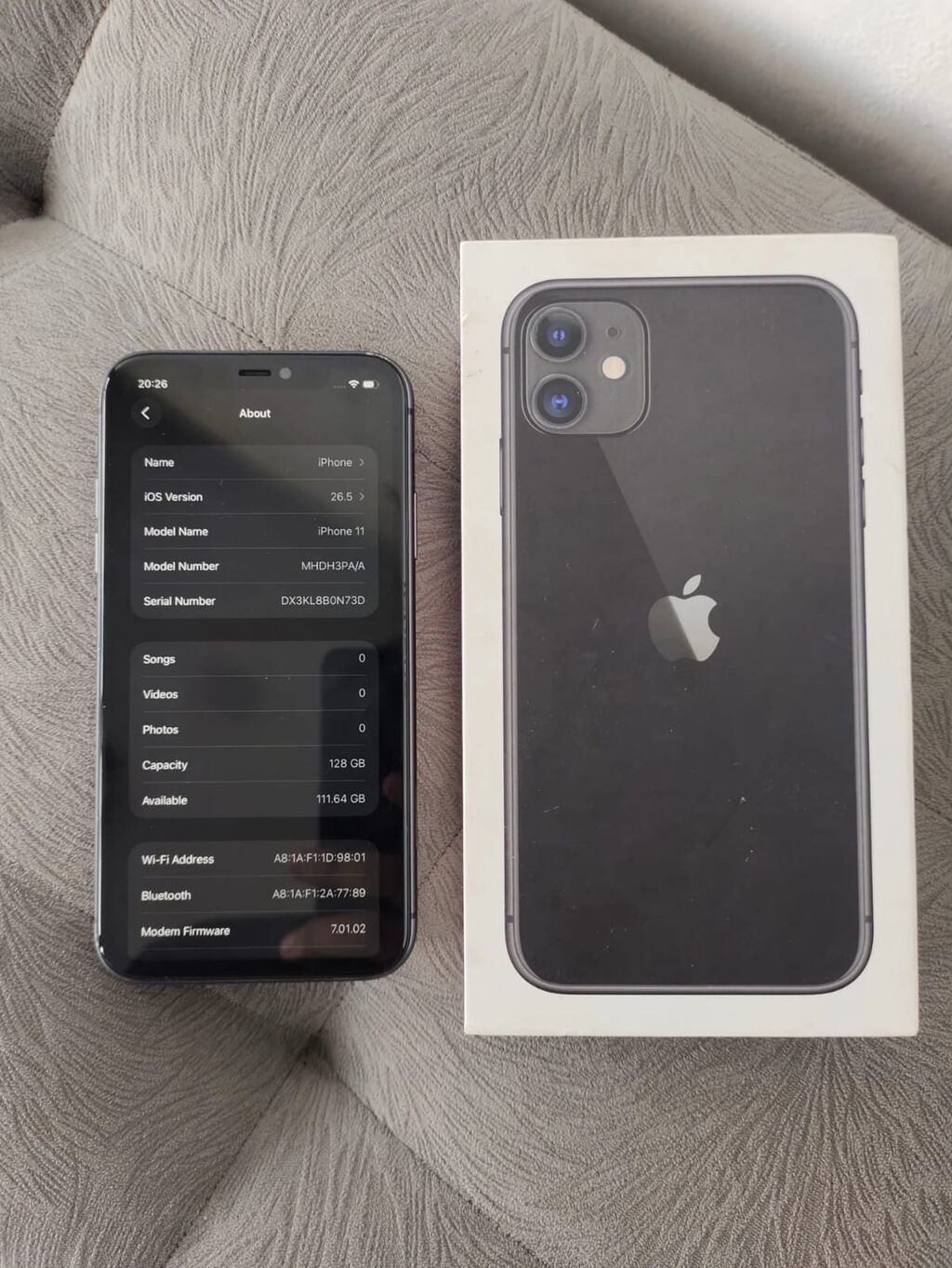 IPhone 11, 128 GB, Qara, Zəmanət, Kredit, Simsiz şarj — Apple iPhone, Bakı (4)