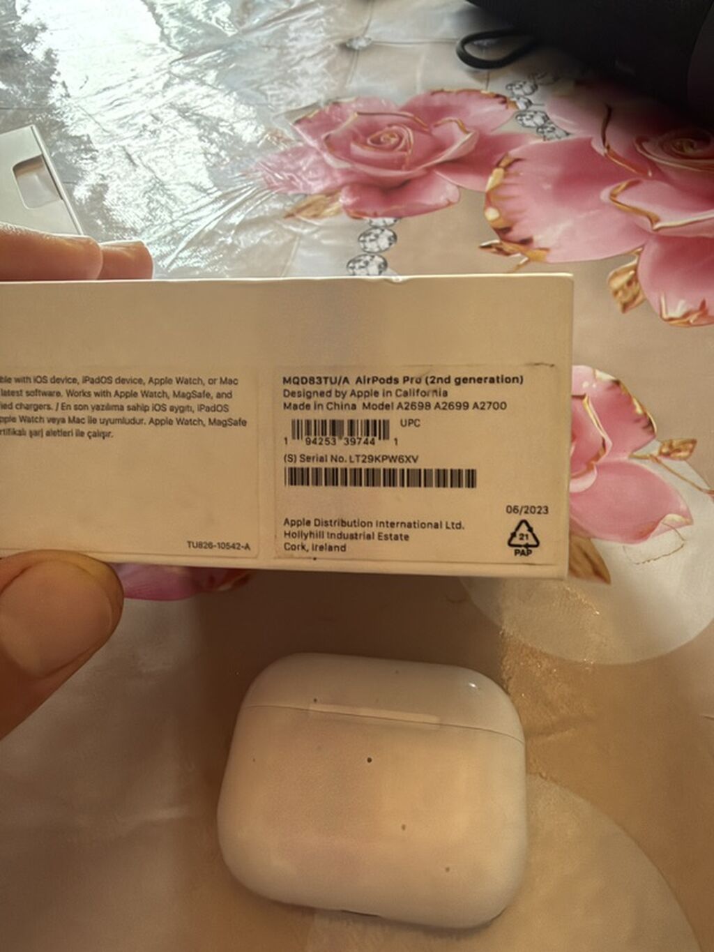 Məhsul: Apple AirPods Pro (2-ci nəsil) – MagSafe şarj qutusu ilə — Qulaqcıqlar, İmişli (4)