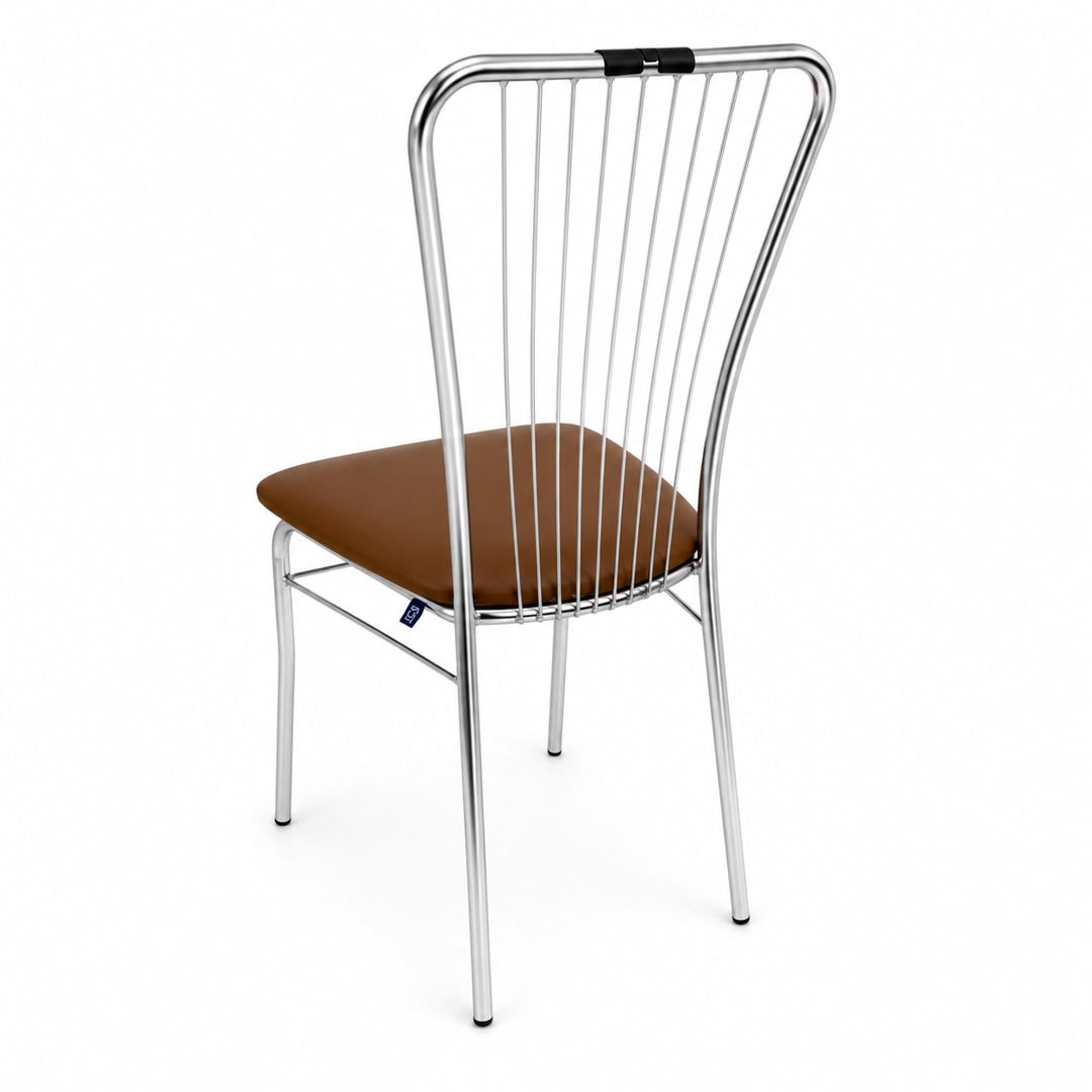 Stul, dəri/metal, qəhvəyi, 92х50х44 см — Stullar, Bakı (2)