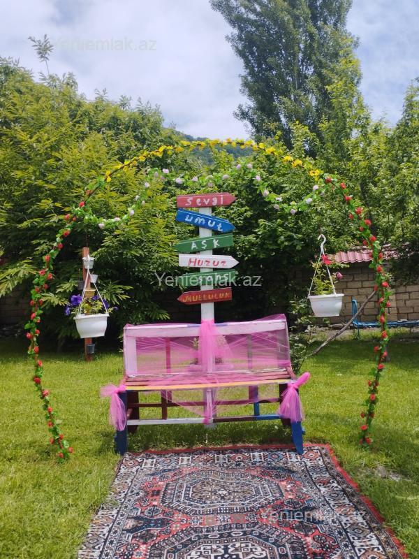Günlük 3 otaqlı Həyət evi / Villa, 110 m², Qəbələ — Ev, villa, Qəbələ (10)