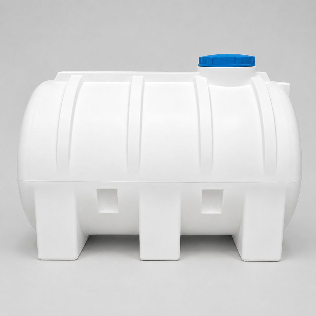 Su çəni Türkpol, plastik, oval-silindrik, 116x106x180 sm, 1500 l — Mallar, Bakı (2)