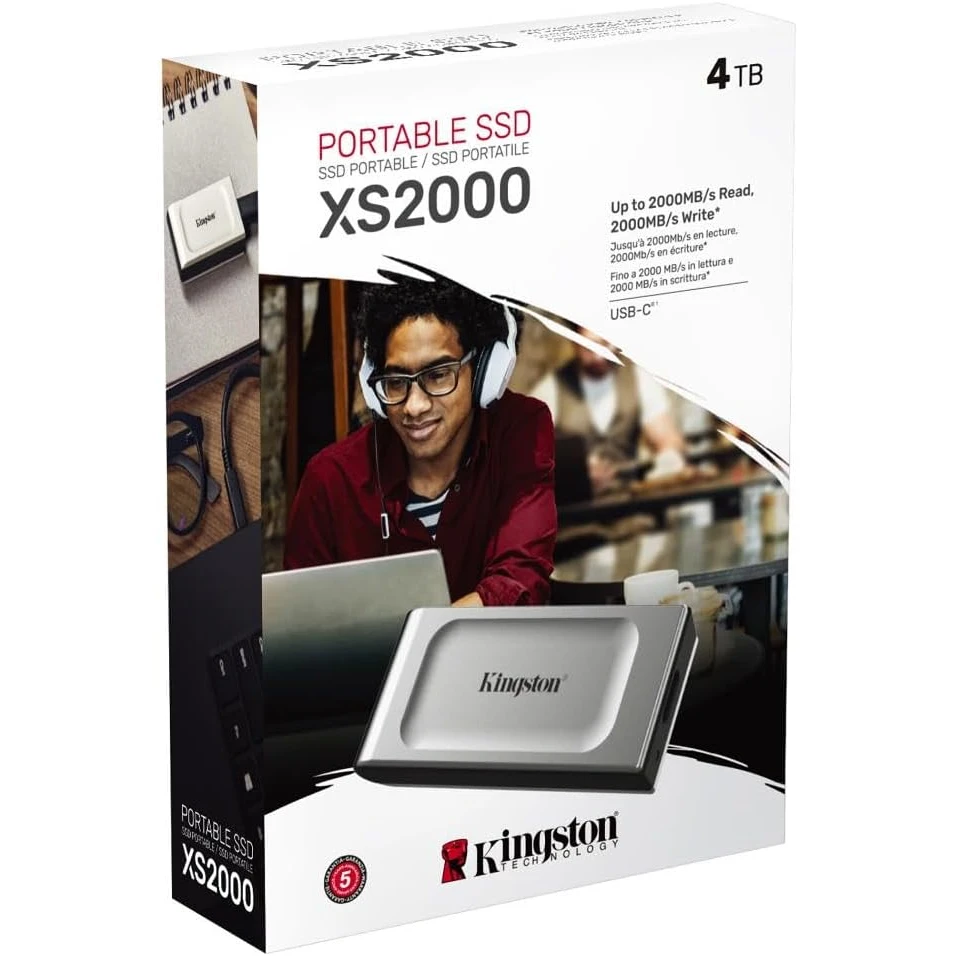 Kingston 4TB Portable SSD XS2000 — Xarici diskləri və fləş-yaddaşlar, Bakı (2)