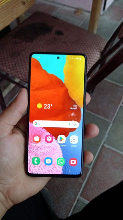Samsung Galaxy A51, 64 GB, Barmaq izi — Bərdə