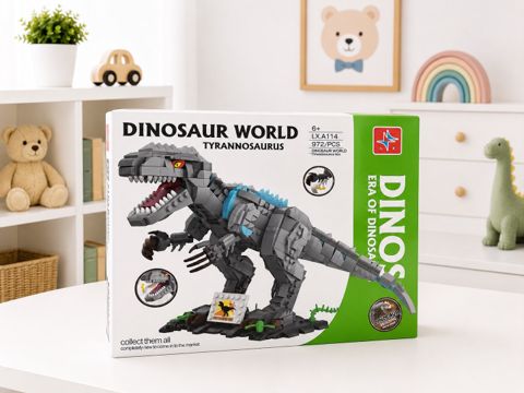 Blok konstruktoru Dinosaur World, 6+ ysş, 972 əd — Bakı