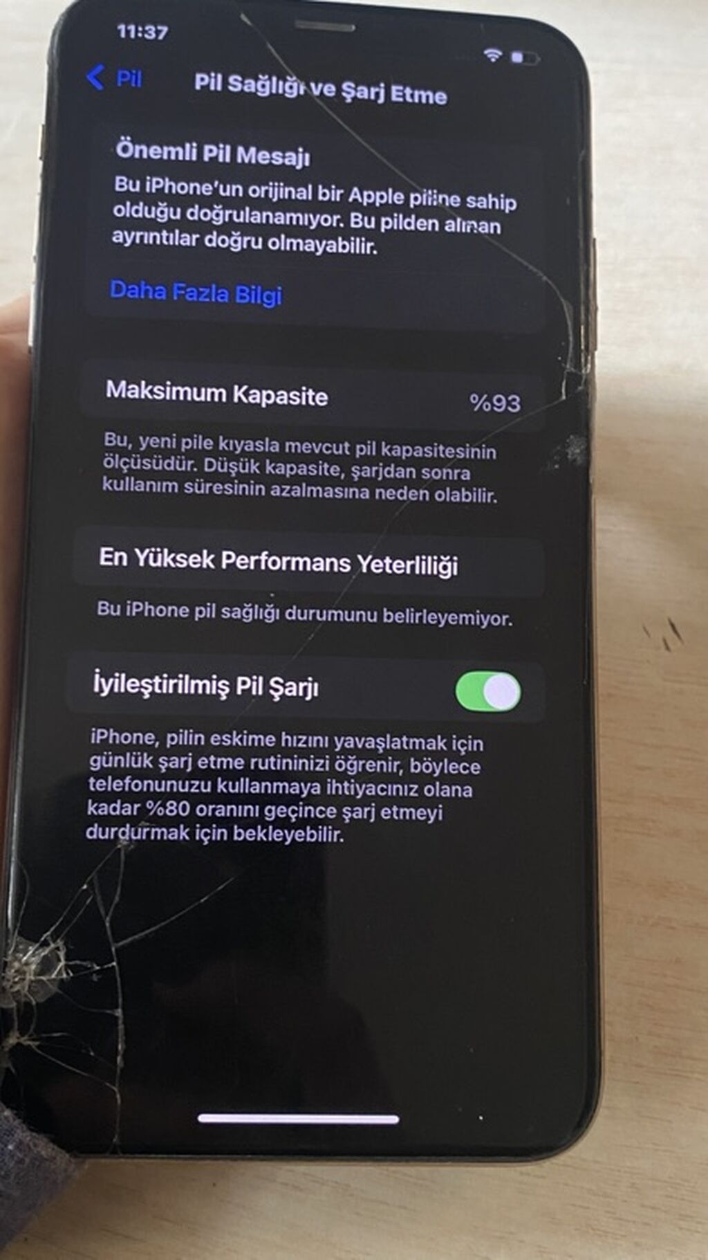 IPhone Xs, 64 GB, Qızılı, Qırıq — Apple iPhone, Digah (3)