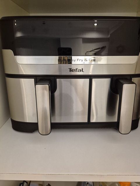 Tefal Dual Easy Fry & Grill – iki bölməli hava fritözü və qril — Bakı