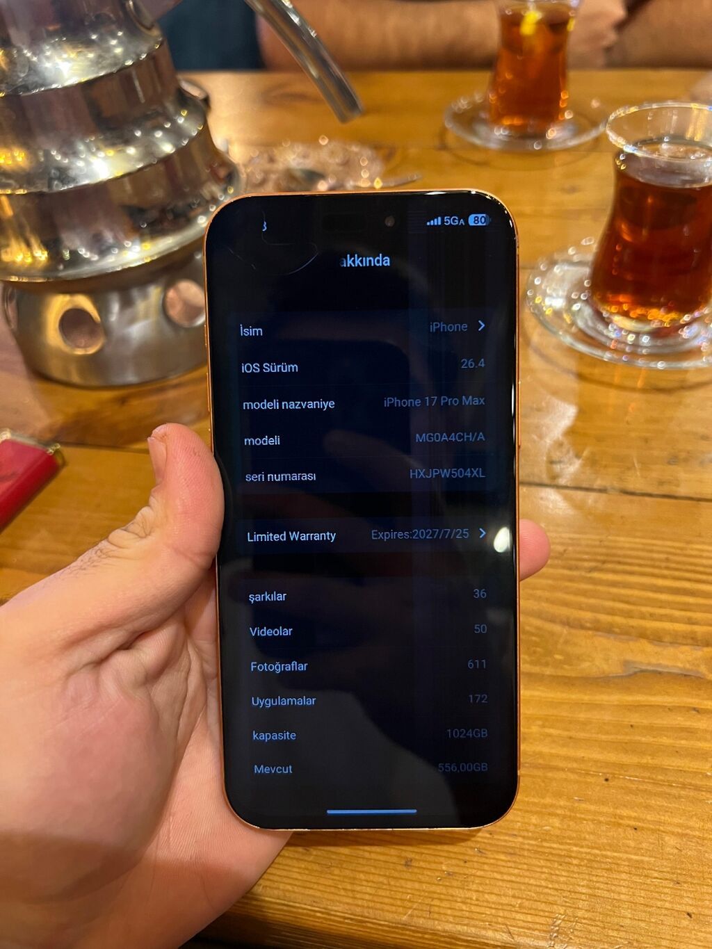 Qızılı, Face ID — Apple iPhone, Bakı (5)