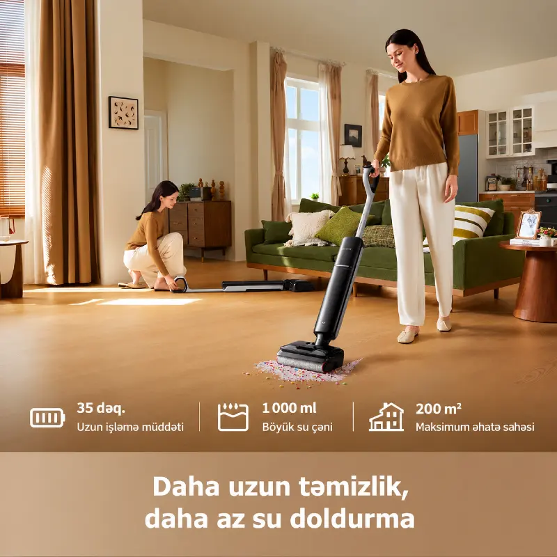 Dreame G12 Pro Wet and Dry Vacuum Cleaner (HHR32A) — Tozsoran, Bakı (3)