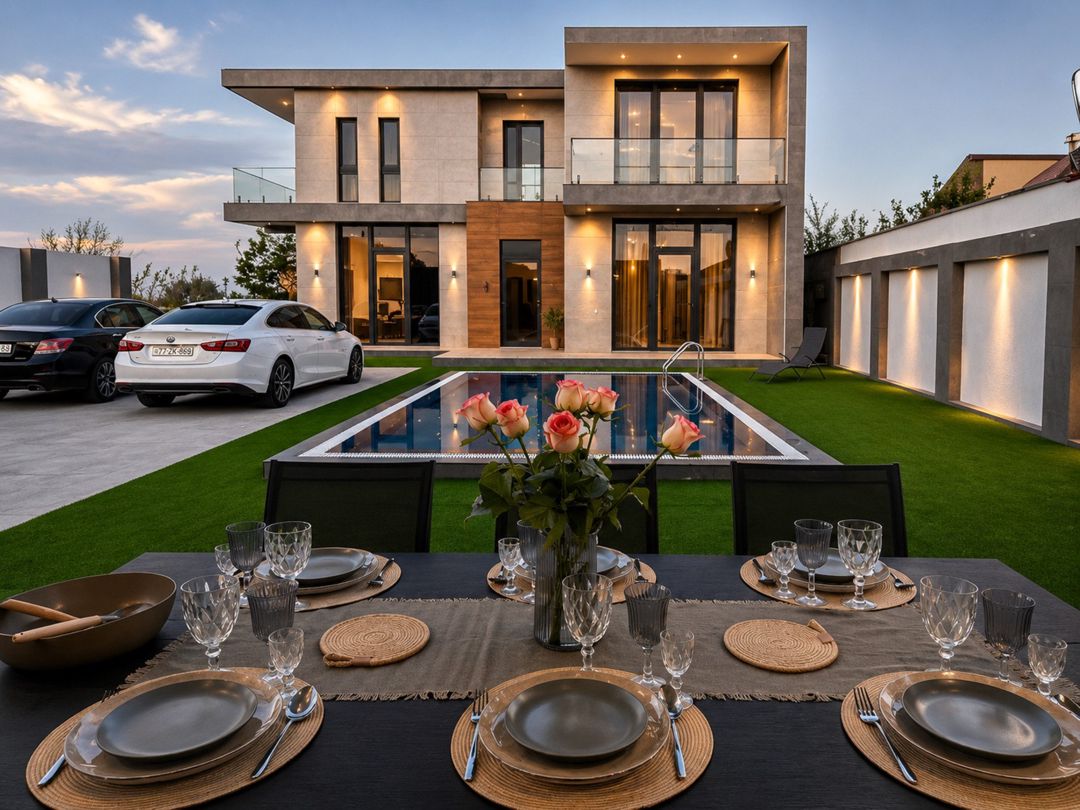 İcarəyə verilir 5 otaqlı həyət evi/bağ evi 320 m² — Ev, villa, Bakı (4)