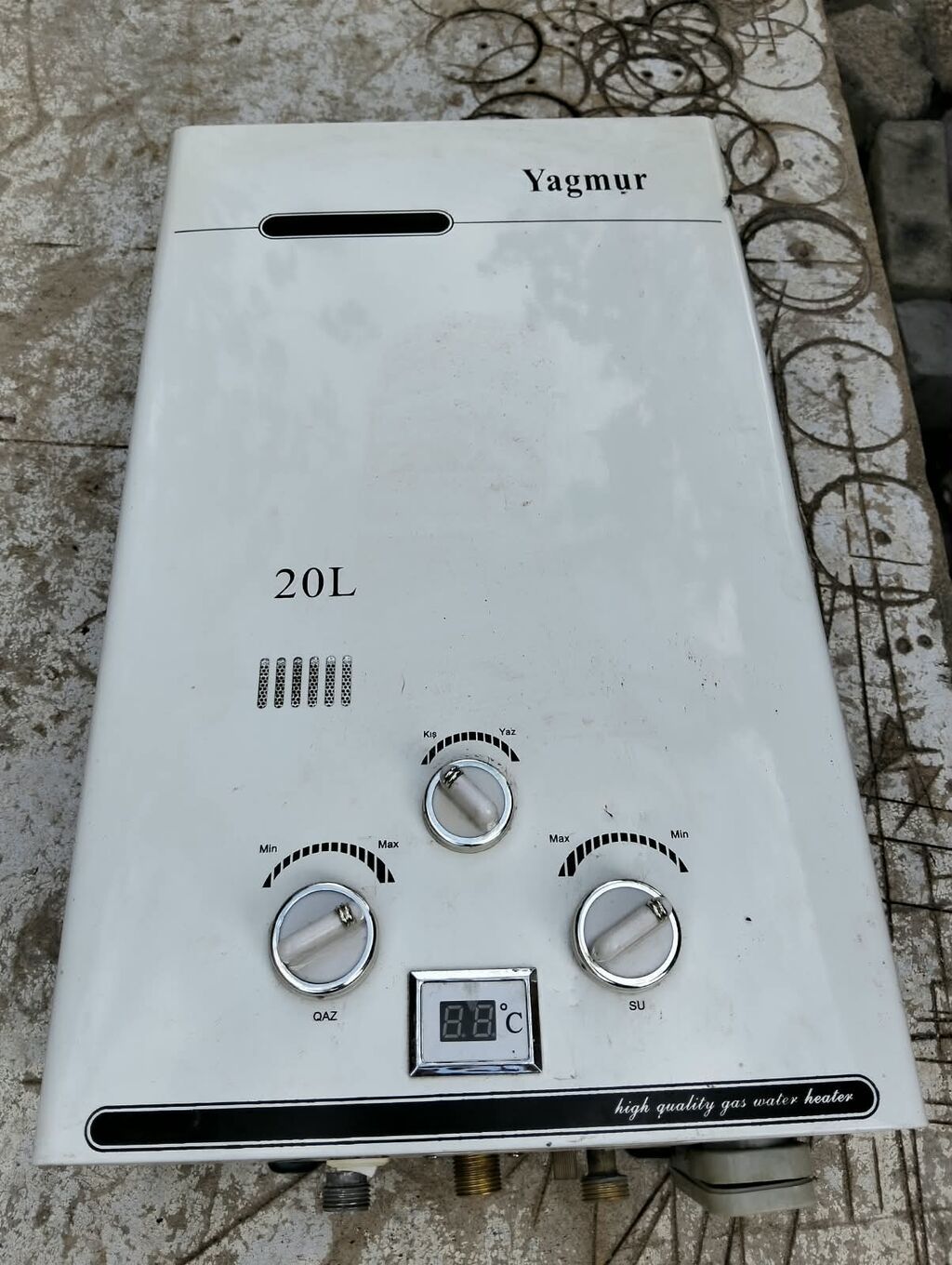 Yagmur qazla işləyən su qızdırıcısı – 20L Xüsusiyyətlər: - Tutum: 20 — Su qızdırıcılar, Bakı (2)