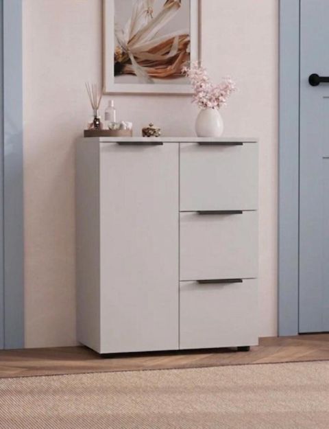 Komod MB 2, laminat, boz, 90x70x35 sm — Bakı