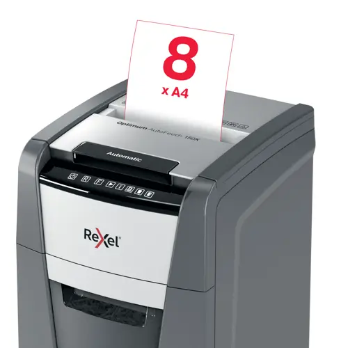 Rexel Optimum AutoFeed+ 150X Automatic Cross Cut Paper Shredder (2020150XEU) — Ofis malları, Bakı (4)