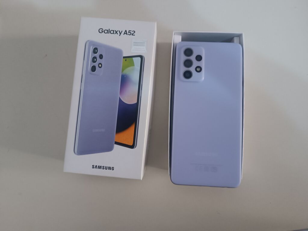Samsung Galaxy A52, rəng - Bənövşəyi, Sənədlərlə — Samsung, Sumqayıt (4)
