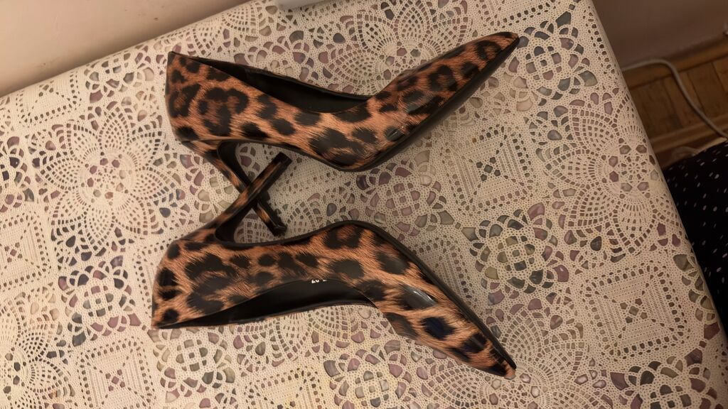 Leopard naxışlı qadın klassik tuflilər - Brend/Model: Daxildə — Tufl, Bakı (6)