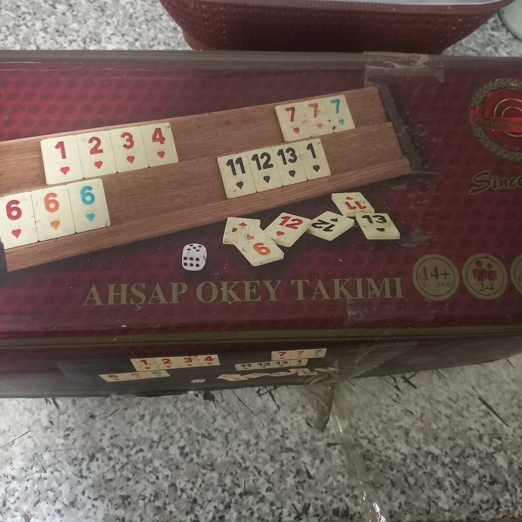 Məhsul: Ahşap Okey Dəsti Tərkibi və xüsusiyyətlər: - Taxta okey — Stolüstü və kart oyunları, Bakı (2)
