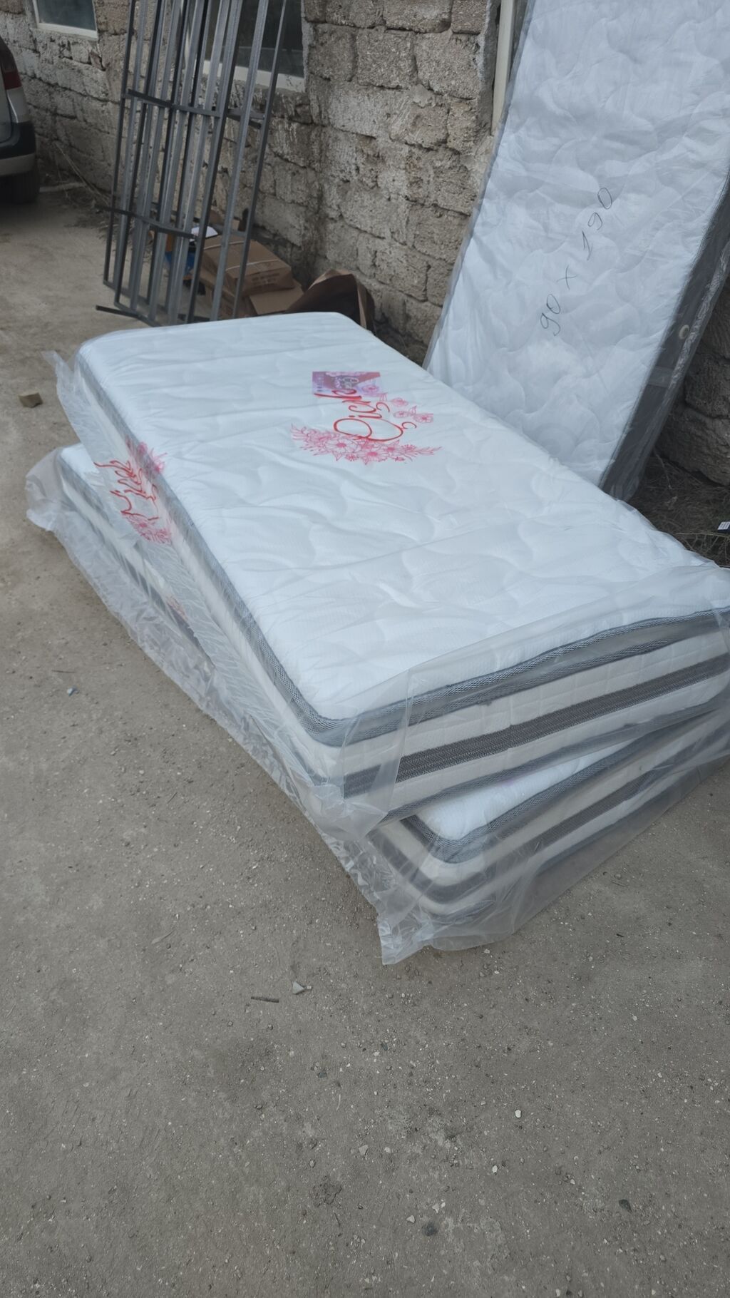 Ortopedik yaylı döşək – 90x190 - Ölçü: 90 x 190 sm (şəkildə üzərində — Matraslar, Digah (2)