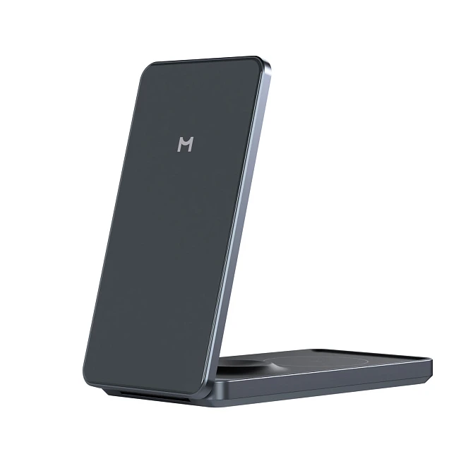 Wireless charger Magssory Flip 3 in 1 for Apple Anthracite (WCH014b) — Telefonlar və qadjetlər, Bakı (2)