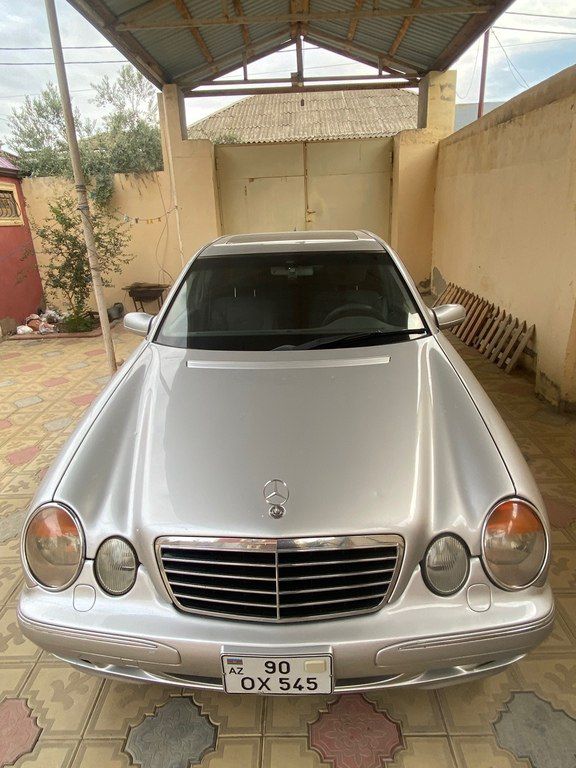 Mercedes E 320, 3.2 L, 2000 il, 410 000 km 90-OX-545 — Avtomobillər, Bakı (4)