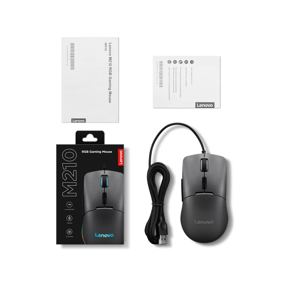 Lenovo M210 RGB Gaming Mouse (GY51M74265) — Veb kameralar, Bakı (6)