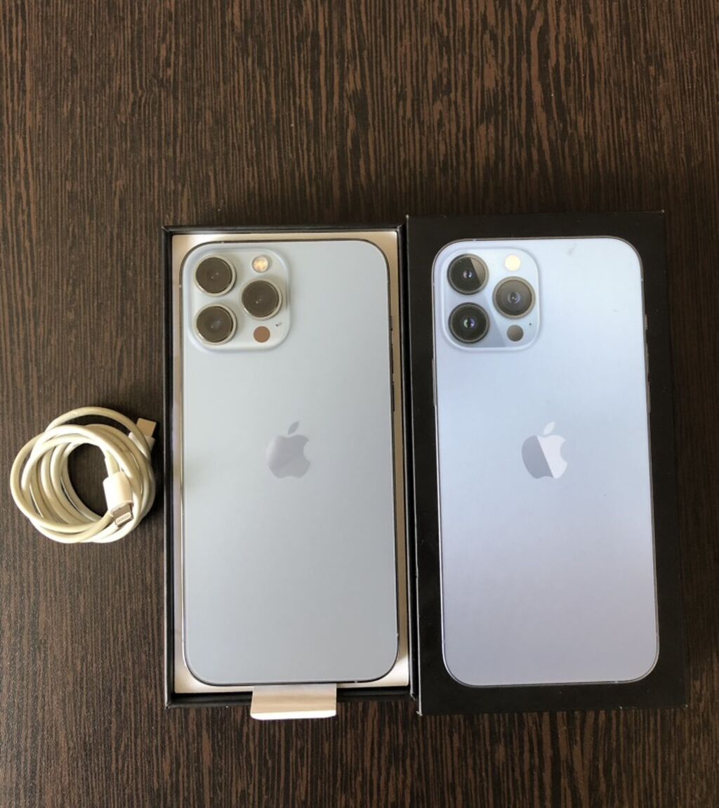 IPhone 13 Pro Max, 128 GB, Sierra Blue, Face ID — Apple iPhone, Saray