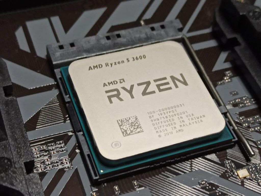 Prosessor AMD Ryzen 5 3600, 3-4 GHz, 6 nüvə, İşlənmiş — Prosessor, Bakı (2)